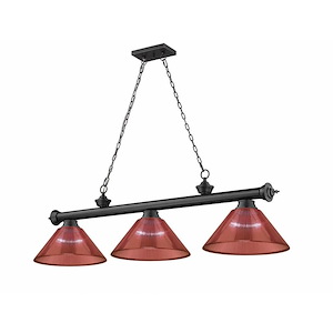 Cordon - 3 Light Billiard In Traditional and Classical Style-14.75 Inches Tall and 14 Inches Wide - 1222327