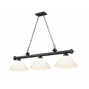 Cordon - 3 Light Billiard In Traditional and Classical Style-14.75 Inches Tall and 14 Inches Wide - 1222328