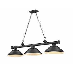 Cordon - 3 Light Billiard In Traditional and Classical Style-14 Inches Tall and 14 Inches Wide - 1222245
