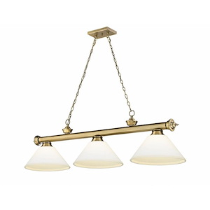 Cordon - 3 Light Billiard In Traditional and Classical Style-15 Inches Tall and 14 Inches Wide - 1222246