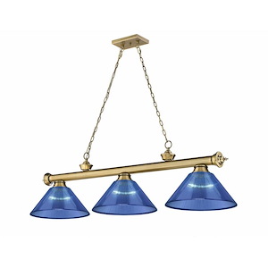 Cordon - 3 Light Billiard In Traditional and Classical Style-14.75 Inches Tall and 14 Inches Wide - 1222282