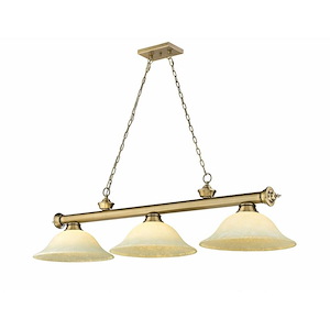 Cordon - 3 Light Billiard In Traditional and Classical Style-14 Inches Tall and 14 Inches Wide - 1222284