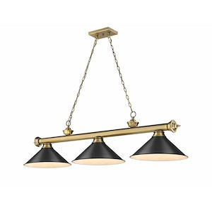 Cordon - 3 Light Billiard In Traditional and Classical Style-14 Inches Tall and 14 Inches Wide - 1222251
