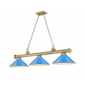 Cordon - 3 Light Billiard In Traditional and Classical Style-14.5 Inches Tall and 14 Inches Wide - 1222324