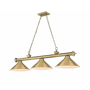 Cordon - 3 Light Billiard In Traditional and Classical Style-14 Inches Tall and 15 Inches Wide - 1222353