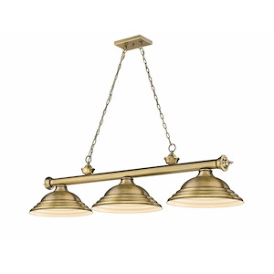 Cordon - 3 Light Billiard In Traditional and Classical Style-14 Inches Tall and 14 Inches Wide - 1222286