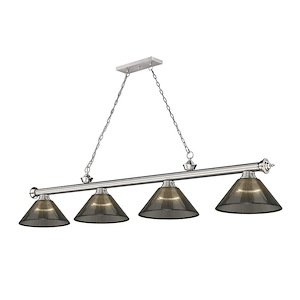 Cordon - 4 Light Billiard In Traditional and Classical Style-14.75 Inches Tall and 14 Inches Wide - 1222252