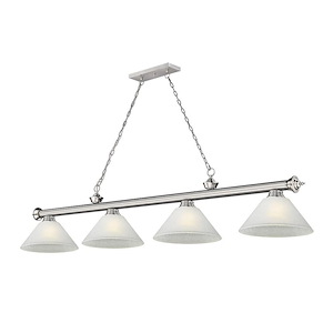 Cordon - 4 Light Billiard In Traditional and Classical Style-15 Inches Tall and 14 Inches Wide - 1222253
