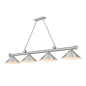 Cordon - 4 Light Billiard In Traditional and Classical Style-14 Inches Tall and 14 Inches Wide - 1222354