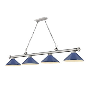 Cordon - 4 Light Billiard In Traditional and Classical Style-14.5 Inches Tall and 14 Inches Wide - 1222254