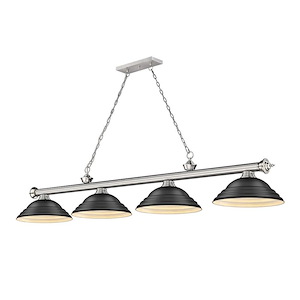 Cordon - 4 Light Billiard In Traditional and Classical Style-14 Inches Tall and 14 Inches Wide - 1222339