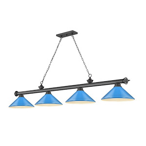 Cordon - 4 Light Billiard In Traditional and Classical Style-14.5 Inches Tall and 14 Inches Wide - 1222357