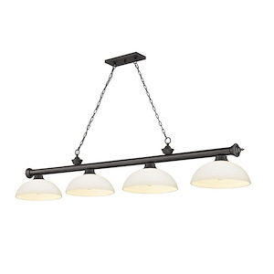 Cordon - 4 Light Billiard In Traditional and Classical Style-13.5 Inches Tall and 14 Inches Wide - 1222342