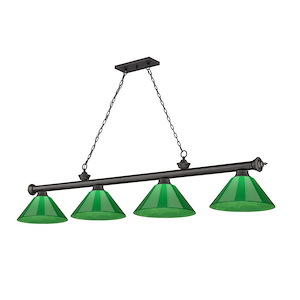 Cordon - 4 Light Billiard In Traditional and Classical Style-14.75 Inches Tall and 14 Inches Wide - 1222343