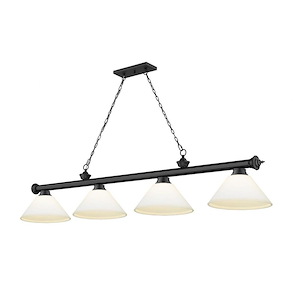Cordon - 4 Light Billiard In Traditional and Classical Style-15 Inches Tall and 14 Inches Wide - 1222337