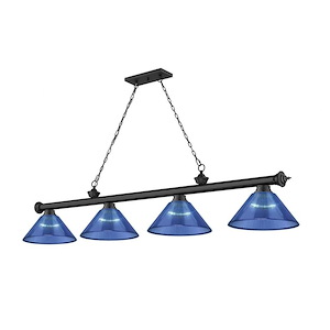 Cordon - 4 Light Billiard In Traditional and Classical Style-14.75 Inches Tall and 14 Inches Wide - 1222338