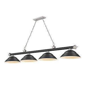 Cordon - 4 Light Billiard In Traditional and Classical Style-14 Inches Tall and 14 Inches Wide - 1222294