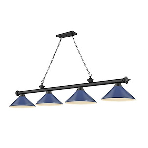 Cordon - 4 Light Billiard In Traditional and Classical Style-14.5 Inches Tall and 14 Inches Wide - 1222366