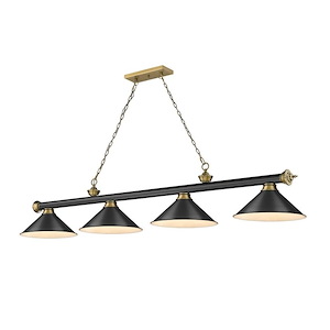Cordon - 4 Light Billiard In Traditional and Classical Style-14 Inches Tall and 14 Inches Wide - 1222296