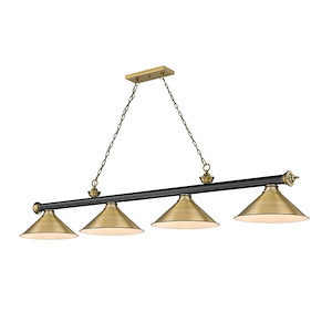 Cordon - 4 Light Billiard In Traditional and Classical Style-14 Inches Tall and 14 Inches Wide - 1222361