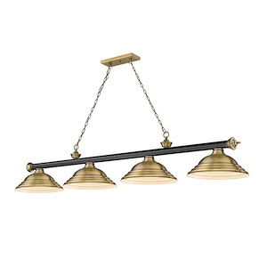 Cordon - 4 Light Billiard In Traditional and Classical Style-14 Inches Tall and 14 Inches Wide - 1222362