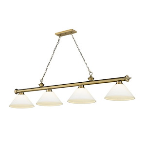 Cordon - 4 Light Billiard In Traditional and Classical Style-15 Inches Tall and 14 Inches Wide - 1222368