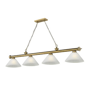 Cordon - 4 Light Billiard In Traditional and Classical Style-15 Inches Tall and 14 Inches Wide - 1222364