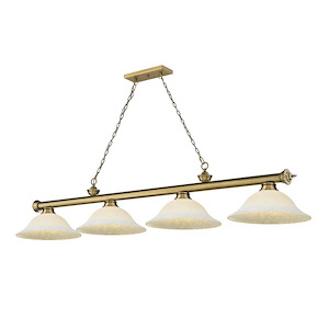 Cordon - 4 Light Billiard In Traditional and Classical Style-14 Inches Tall and 14 Inches Wide - 1222365