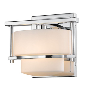 Porter - 1 Light Wall Sconce in Art Moderne Style - 5.5 Inches Wide by 6.25 Inches High - 464585
