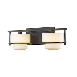 Porter - 8W 2 LED Bath Vanity in Art Moderne Style - 16 Inches Wide by 6.25 Inches High - 550041