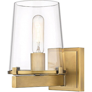 Callista - 1 Light Bath Vanity In Transitional Style-9 Inches Tall and 6.5 Inches Wide - 1096926