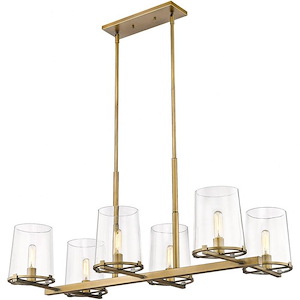 Callista - 6 Light Island In Transitional Style-10 Inches Tall and 22 Inches Wide - 1096938