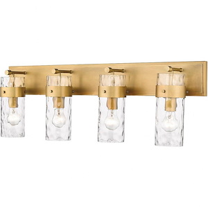 Fontaine - 4 Light Bath Vanity In Transitional Style-11.25 Inches Tall and 34 Inches Wide - 1096981