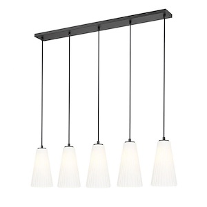 Farrell - 5 Light Linear Chandelier-11 Inches Tall and 6 Inches Wide - 1340868