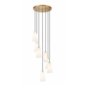 Farrell - 7 Light Chandelier-11 Inches Tall and 18 Inches Wide - 1340871