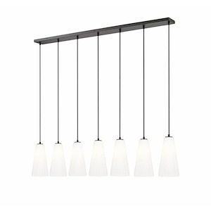 Farrell - 7 Light Linear Chandelier-13.75 Inches Tall and 7.25 Inches Wide - 1340876