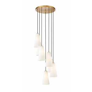 Farrell - 7 Light Chandelier-13.75 Inches Tall and 18 Inches Wide - 1340877