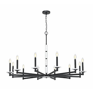 Kaden  - 12 Light Chandelier-29.5 Inch Tall and 48 Inch Wide - 1374828
