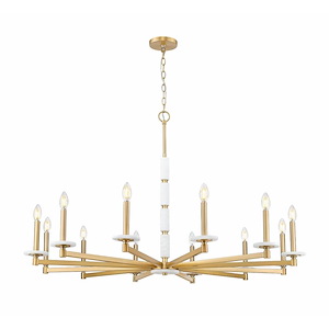 Kaden  - 12 Light Chandelier-29.5 Inch Tall and 48 Inch Wide - 1374828