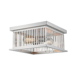 Camellia - 2 Light Flush Mount in Industrial Style - 12 Inches Wide by 6.13 Inches High - 688952
