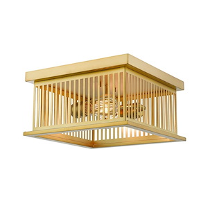 Camellia - 2 Light Flush Mount in Industrial Style - 12 Inches Wide by 6.13 Inches High - 688951