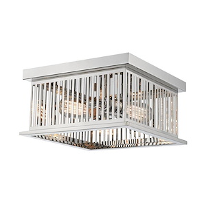 Camellia - 2 Light Flush Mount in Industrial Style - 12 Inches Wide by 6.13 Inches High - 689096