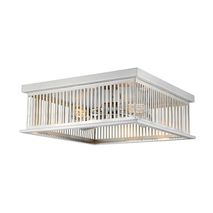Camellia - 4 Light Flush Mount in Industrial Style - 18 Inches Wide by 6.13 Inches High - 689092