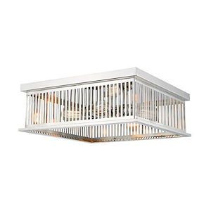 Camellia - 4 Light Flush Mount in Industrial Style - 18 Inches Wide by 6.13 Inches High - 689090