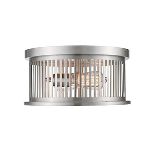 Camellia - 2 Light Flush Mount in Industrial Style - 13.13 Inches Wide by 6.5 Inches High - 689089