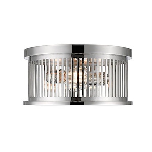 Camellia - 2 Light Flush Mount in Industrial Style - 13.13 Inches Wide by 6.5 Inches High - 689087