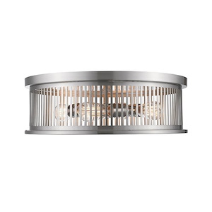 Camellia - 4 Light Flush Mount in Fusion Style - 20 Inches Wide by 6.5 Inches High - 689083