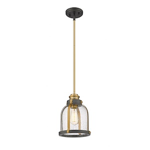 Burren - 1 Light Mini Pendant In Vintage Style-11.5 Inches Tall and 8.75 Inches Wide - 1113038
