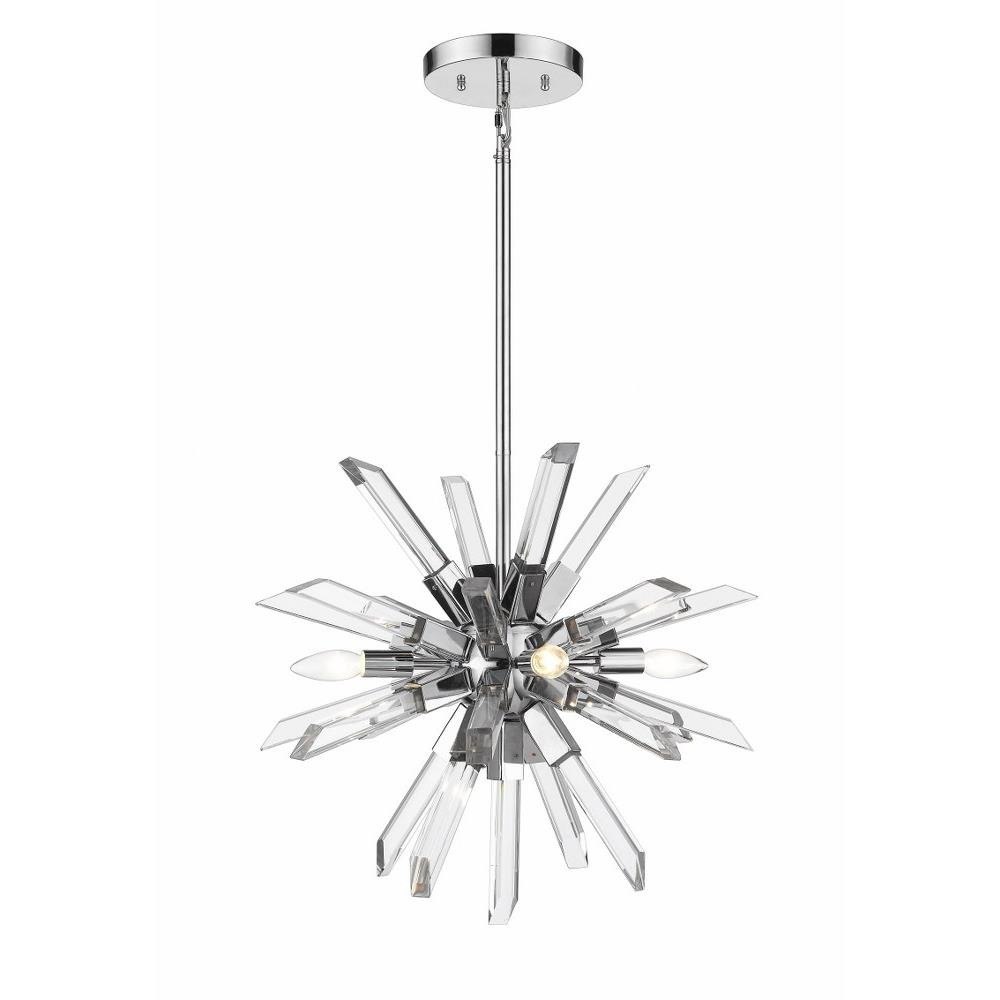 Z-Lite - 4003-4CH - Burst - 4 Light Chandelier in Modern Style