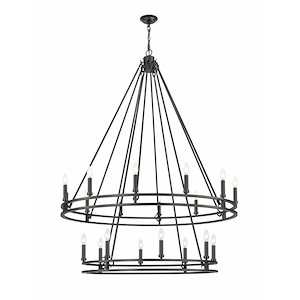 Dennison - 20 Light Chandelier-63 Inch Tall and 47.5 Inch Wide - 1365384